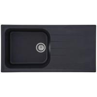 Spüle Respekta Stein Bxt: 100x50 Cm - Schwarz, Trend, Stein (100/22,5/50cm) - Respekta