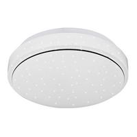 LED-DECKENLEUCHTE 12-20352 JASPER - Weiß, KONVENTIONELL, Kunststoff/Metall (26/26/6.5cm)