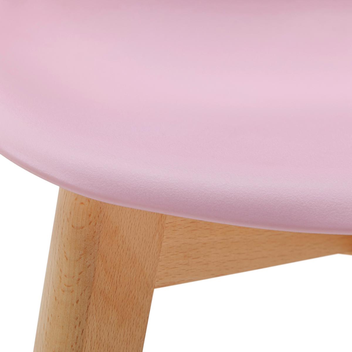 Dětská židle Tibby - růžová, Moderní, dřevo/plast (30/58/34cm) - P & B