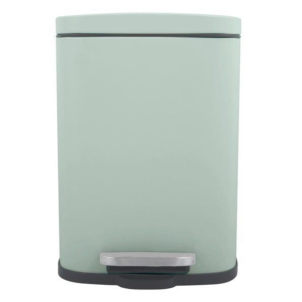 Treteimer Akira 5l Mintgrün Metall LxBxH: 21,4x17,6x30 cm