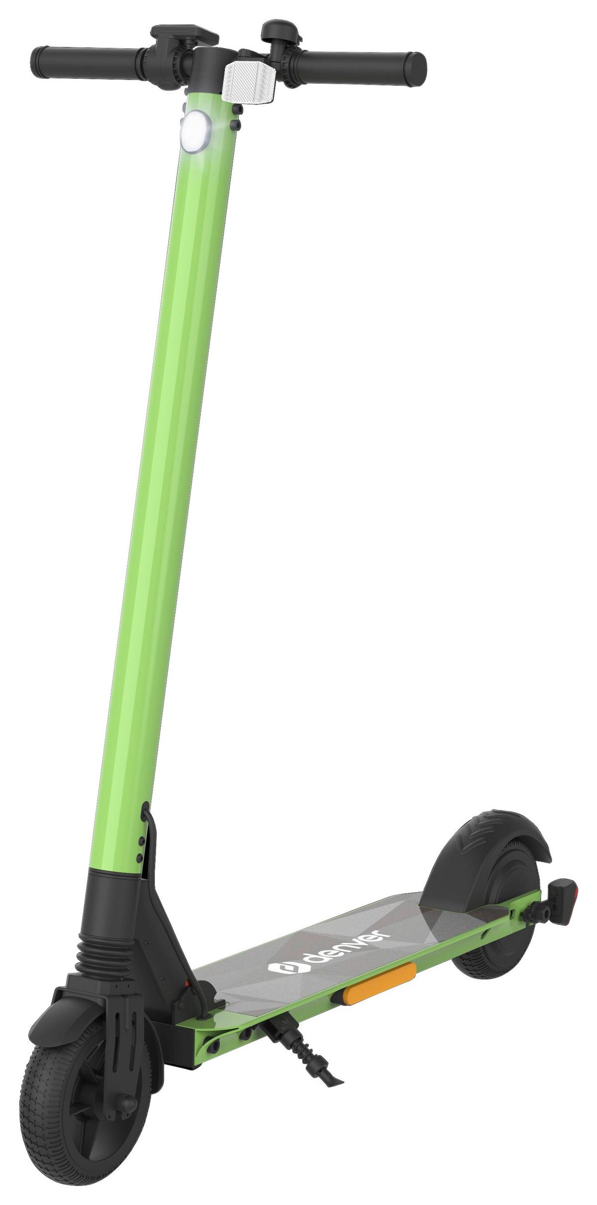 E-scooter Klappbar Sel-65230f Mit Parkständer - Limette, Basics, Metall (99/111/44cm) - DENVER