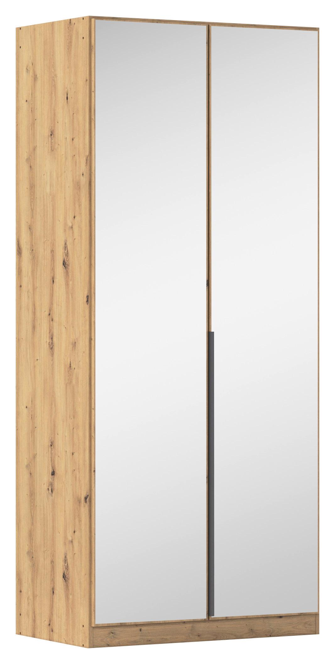 Drehtürenschrank Alabama Eiche Dekor B: 91 Cm - Eiche Artisan, MODERN, Holzwerkstoff (91/229/54cm) - Rauch Möbel