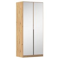 Drehtürenschrank Alabama Eiche Dekor B: 91 Cm - Eiche Artisan, MODERN, Holzwerkstoff (91/229/54cm) - Rauch Möbel