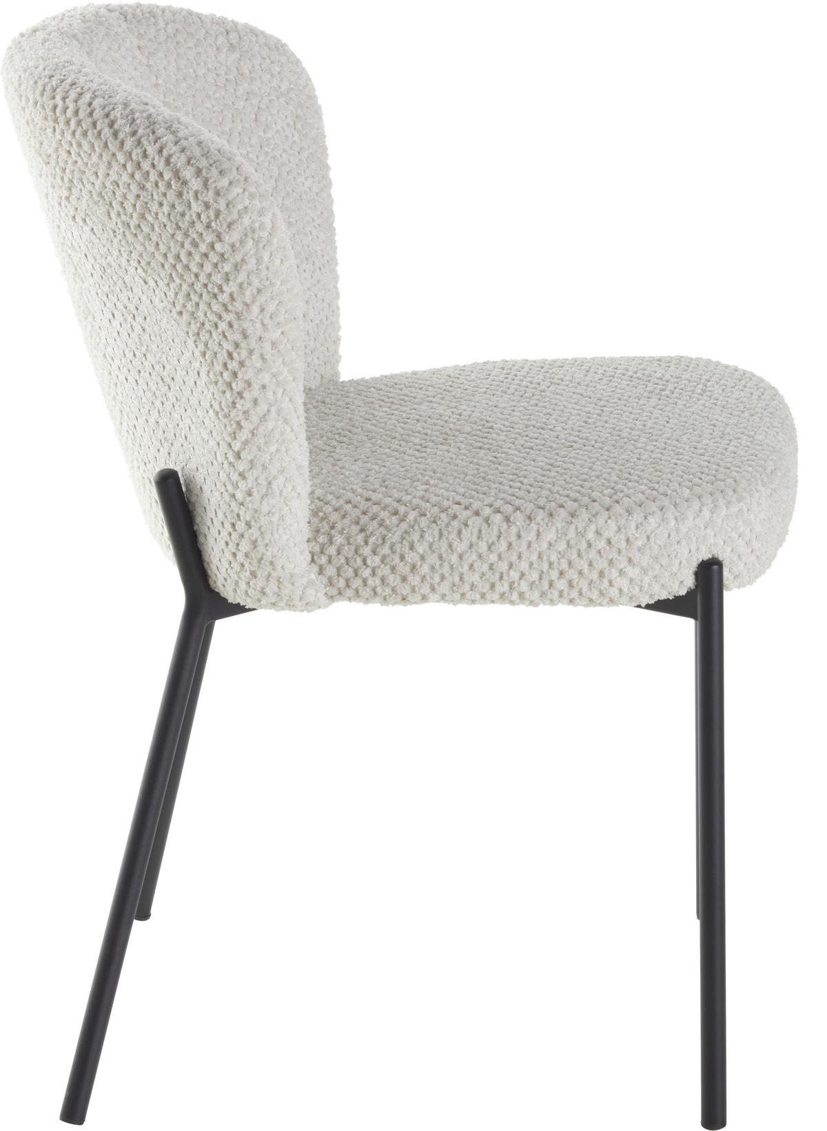 Stuhl Paris - Beige/Schwarz, LIFESTYLE, Holz/Textil (55/79/59cm) - Livetastic