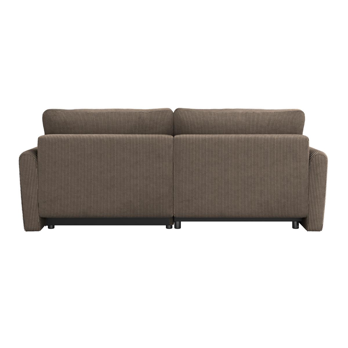 Ecksofa Josh Dunkelbraun S: 229x146 Cm - Dunkelbraun, Trend, Textil (229/146cm)