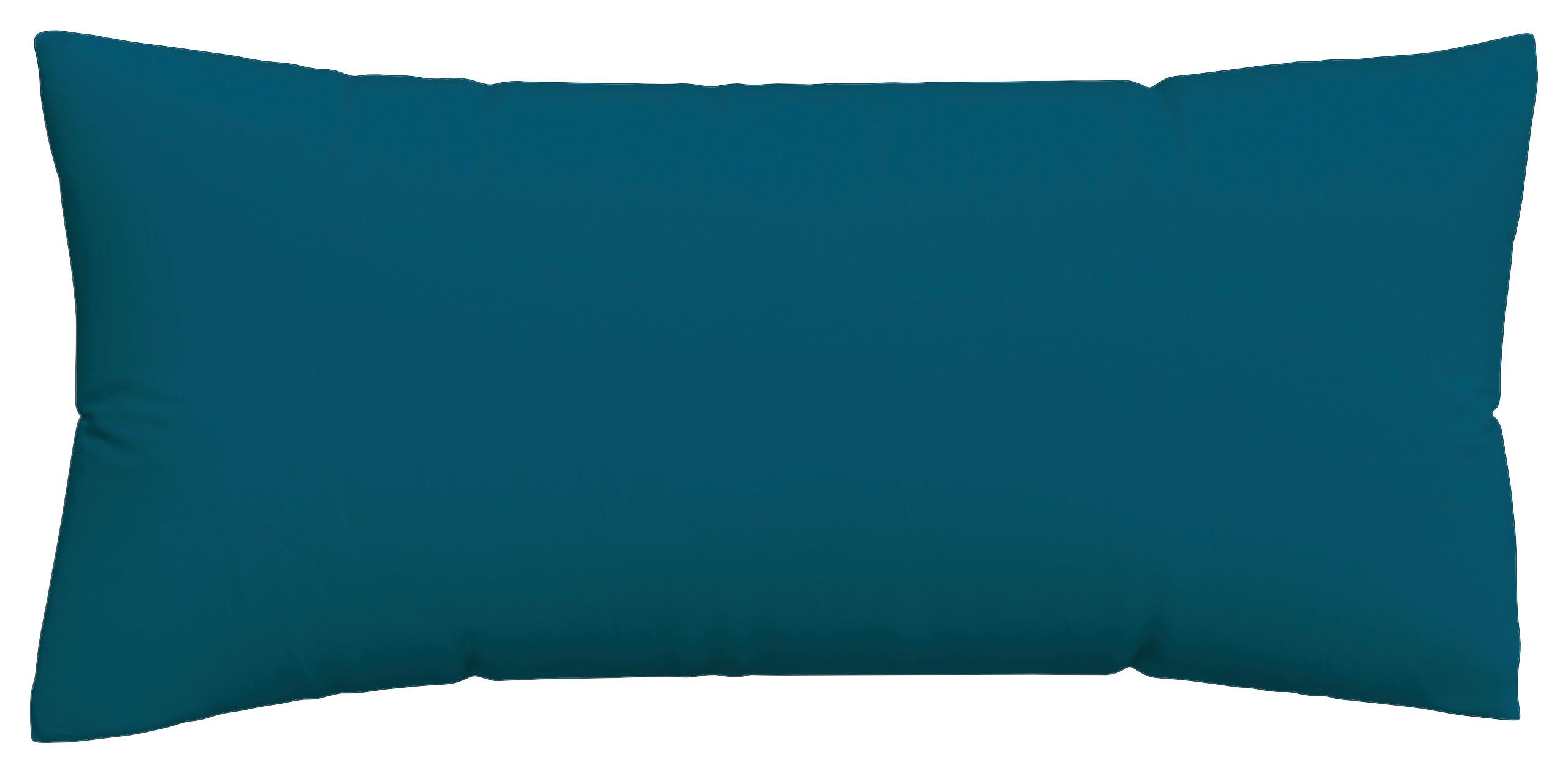 Kissenbezug Knitted 40x80 cm Jersey Petrol - Petrol, Basics, Textil (40/80cm) - Schlafgut