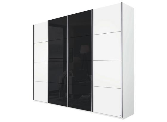 Schwebetürenschrank 271cm Bensheim - Dunkelgrau/Weiß, MODERN, Glas/Holzwerkstoff (271/230/62cm) - James Wood Schwebetürenschrank 271cm Bensheim - Dunkelgrau/Weiß, MODERN, Glas/Holzwerkstoff (271/230/62cm) - James Wood