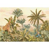 Fototapete Tropical Vintage Garden - Multicolor, Trend, Papier (400/280cm)
