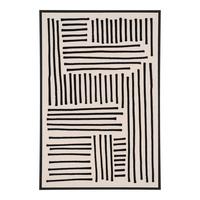 BILD Lipari Beige B: 60 cm - Beige/Schwarz, Design, Holzwerkstoff/Textil (60/90/4cm)