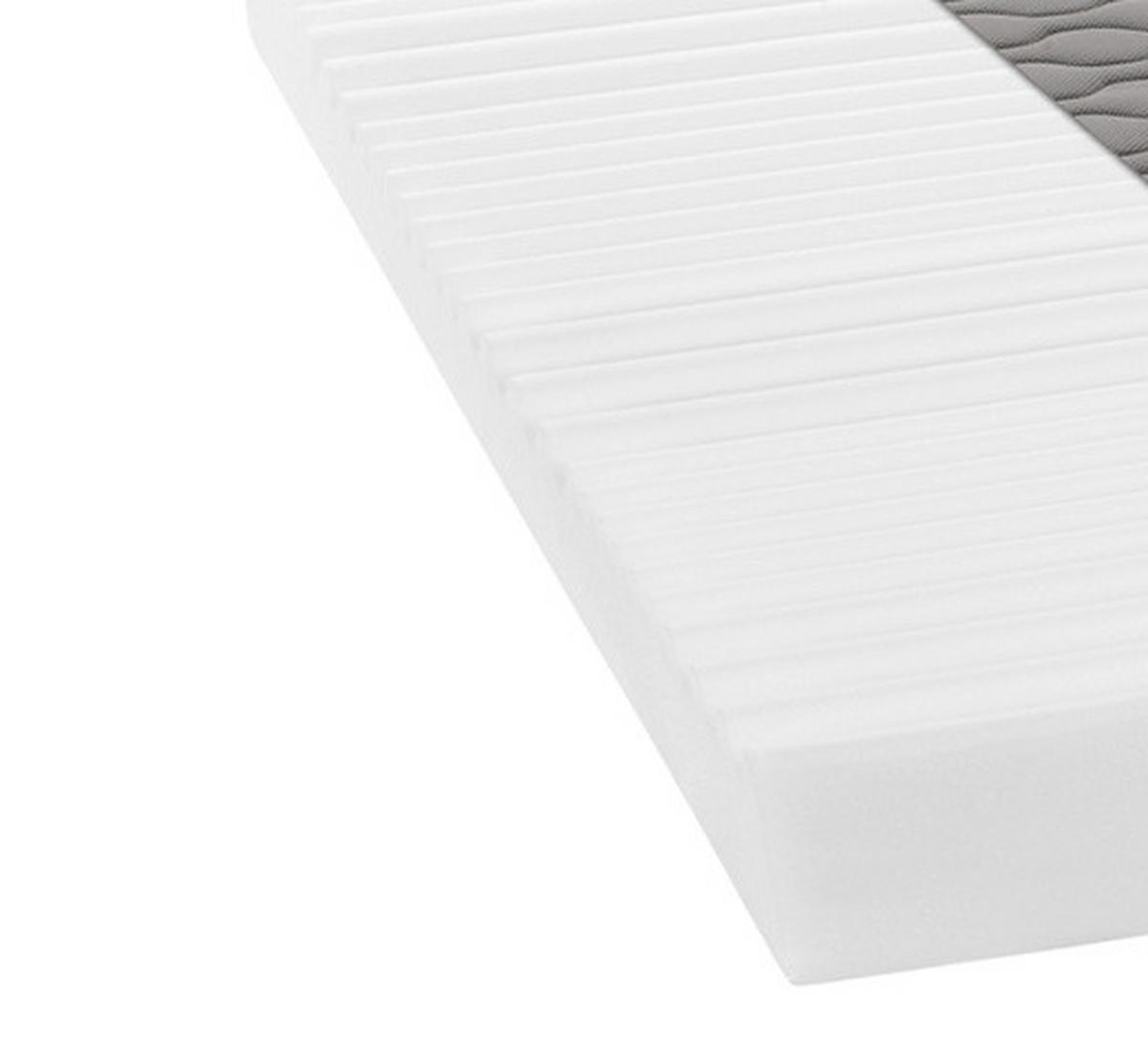 Viscomatratze Visko Plus - Hellgrau, Basics, Textil (100/200cm) - P & B