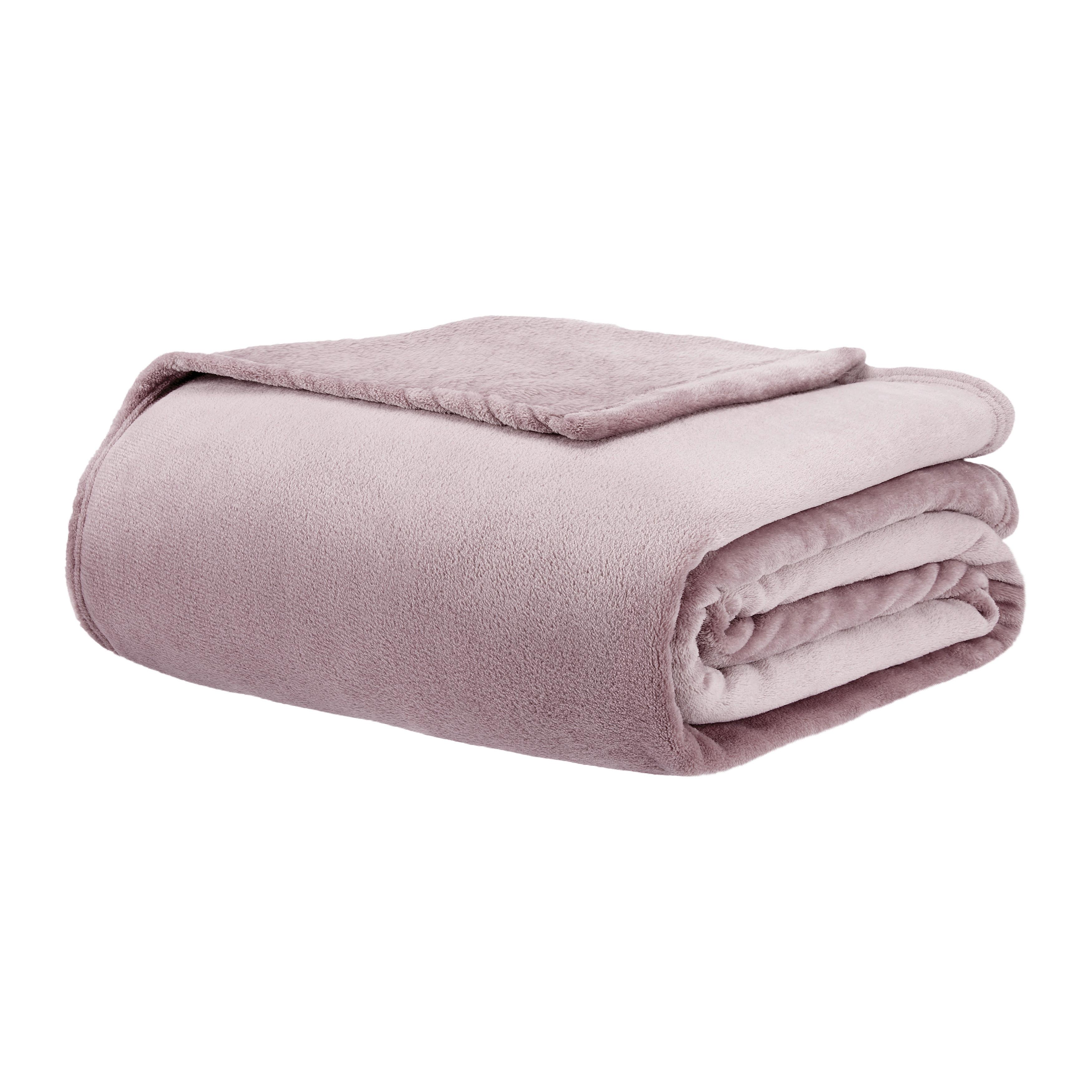 Měkká deka Michael XXL, 220/240cm - světle fialová, textil (220/240cm) - Modern Living