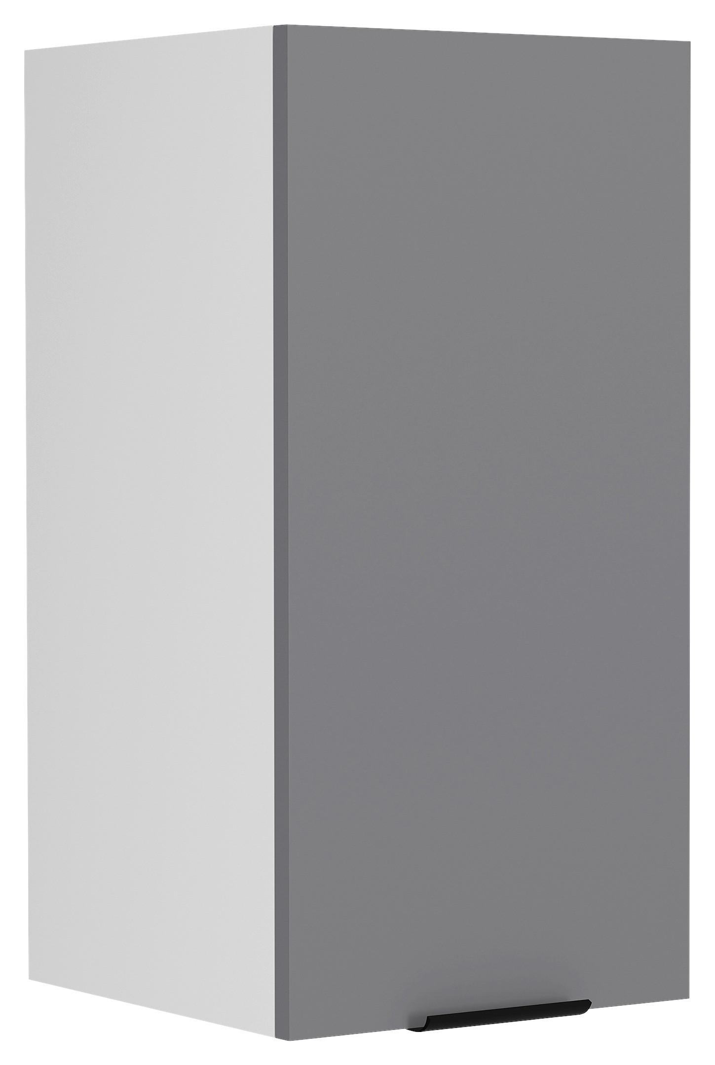 KÜCHENOBERSCHRANK FASOLA - Anthrazit/Weiß, Trend, Holzwerkstoff/Kunststoff (30/60/31cm) - MID.YOU
