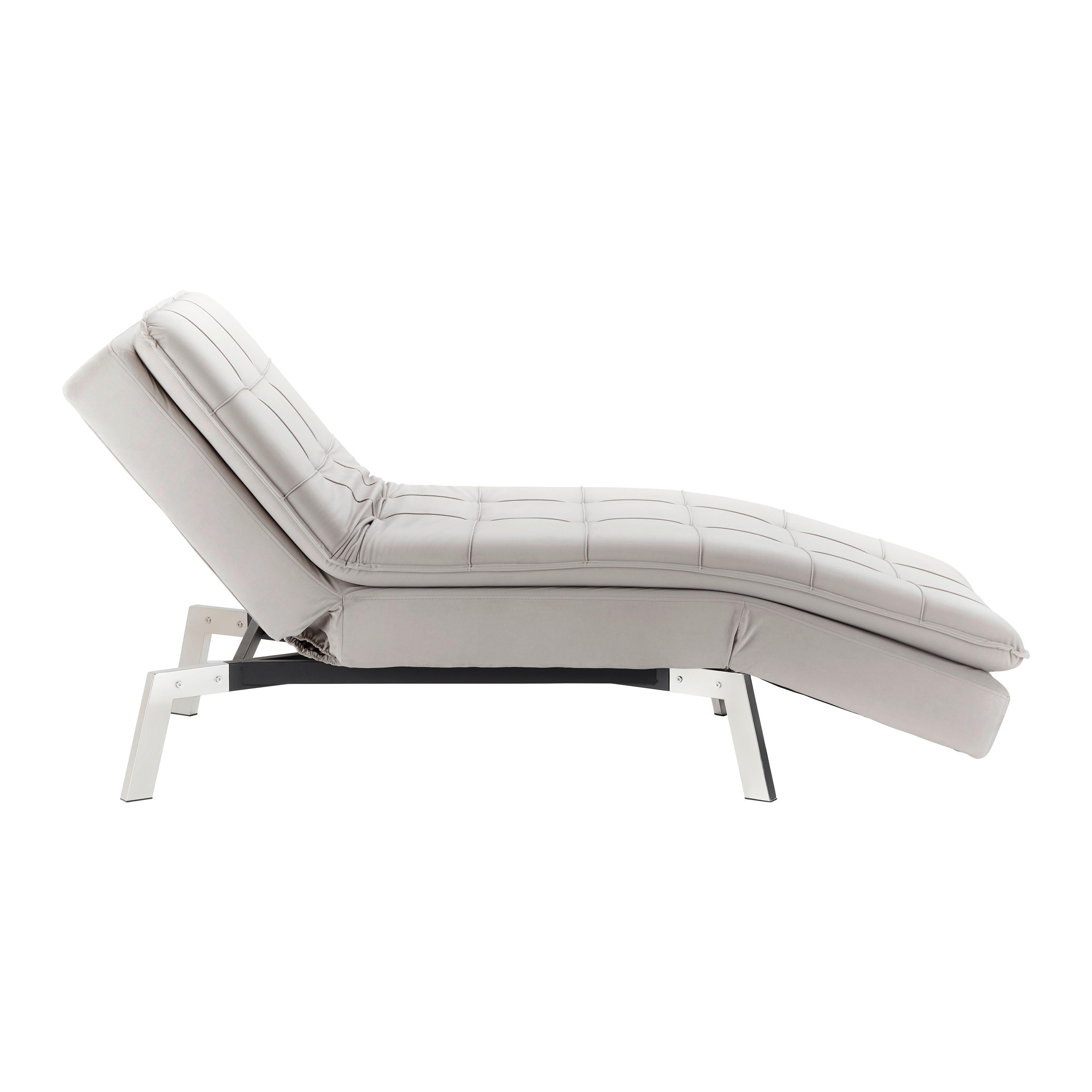 Stylová Lenoška Elia Béžová - béžová/barvy nerez oceli, Moderní, kov/dřevo (80/95/181cm) - Bessagi Home