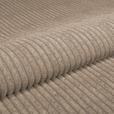 Megasofa Pelle-Megasofa - Wengefarben/Creme, Trend, Textil (261/124cm) - Luca Bessoni