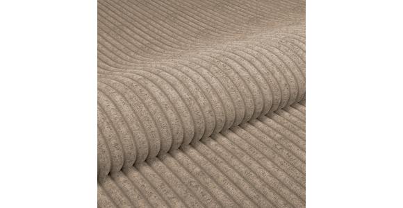 Megasofa Pelle-Megasofa - Wengefarben/Creme, Trend, Textil (261/124cm) - Luca Bessoni