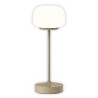 Akku-Tischleuchte 3199211 - Beige/Weiß, Design, Glas/Metall (9,1/10,6/27,8cm) - Näve