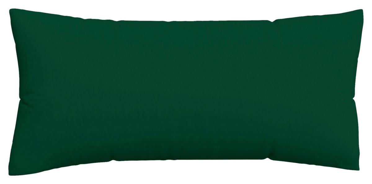 Kopfpolsterbezug Woven Satin - Dunkelgrün, Basics, Textil (40/80cm) - Schlafgut
