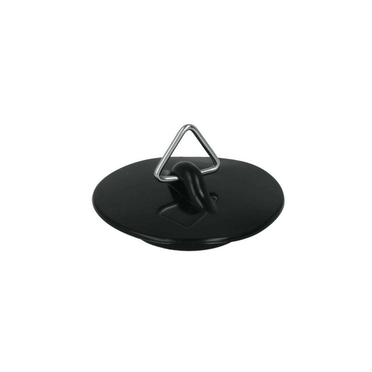 Abflußstöpsel Malka Schwarz D: 38 Bis 50 Mm - Schwarz, Basics, Kunststoff (3,8cm) - Metaltex