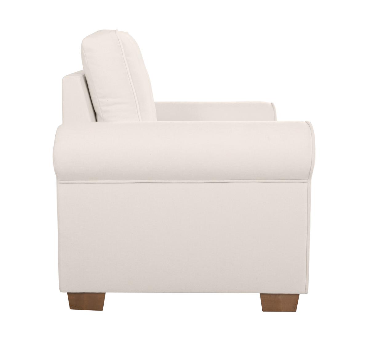 Sessel Arles, Creme 02 B: 93 Cm - Buchefarben/Creme, Design, Textil (93/89/82cm) - MID.YOU