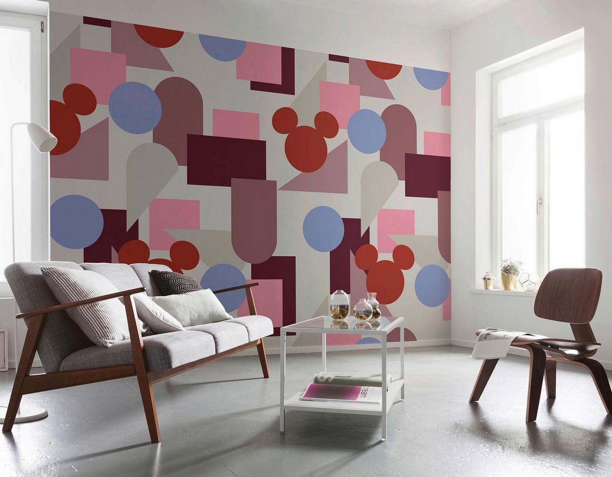 Vliestapete Colourful Mickey - Multicolor, Basics (400/250cm) - Komar