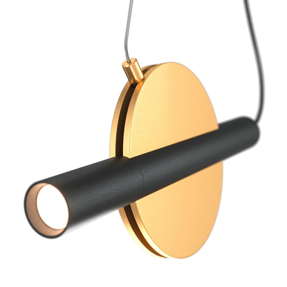 Pendelleuchte Enigma - Messingfarben, Trend, Metall (30/6/220cm) - MAYTONI