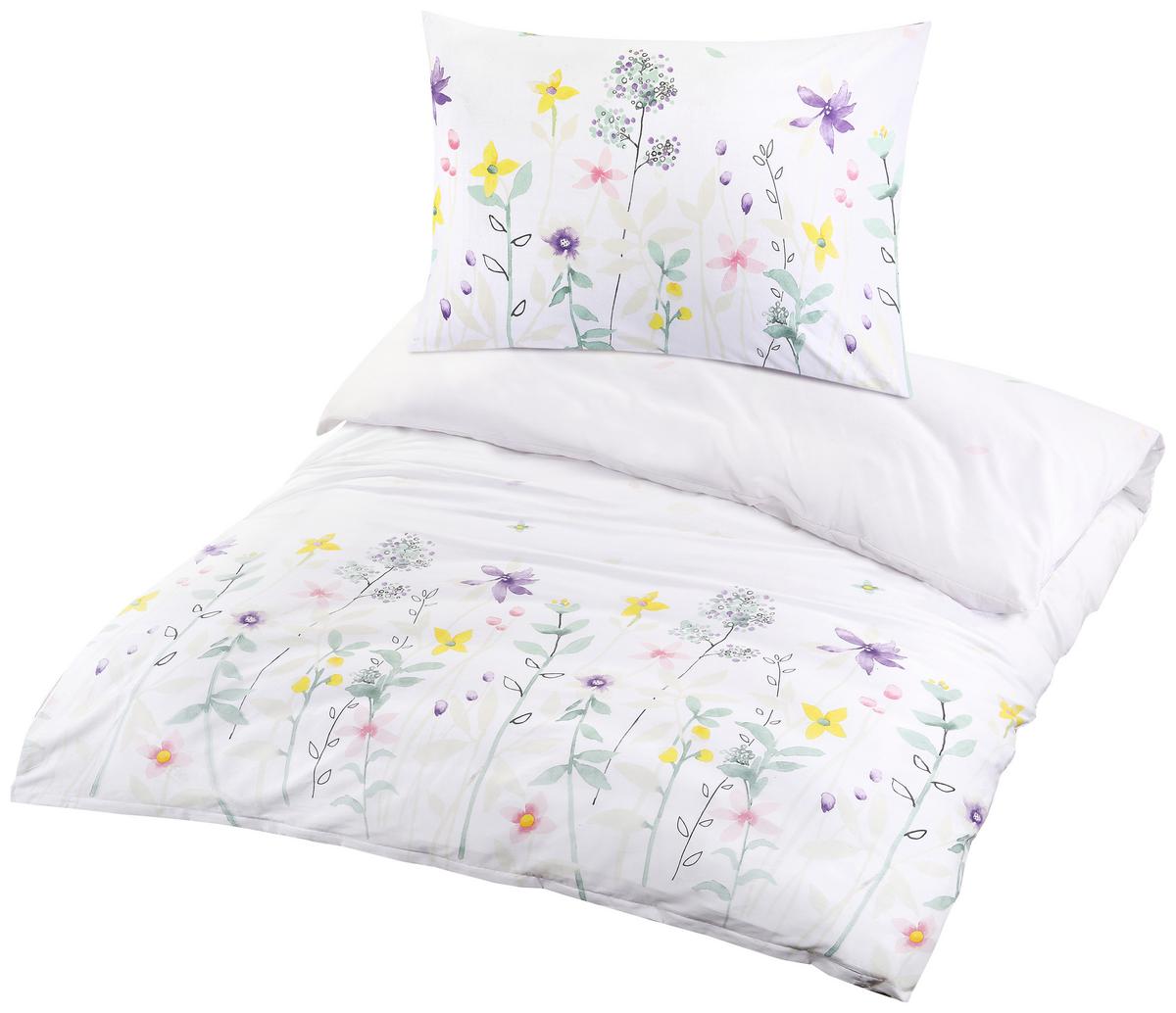 Ágyneműhuzat-garnitúra Viola - lila/sárga, Modern, textil - Luca Bessoni