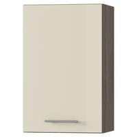 Felsőszekrény Corina 2 - bézs/tölgyfa színű, műanyag/fa (45/72,3/34,6cm)