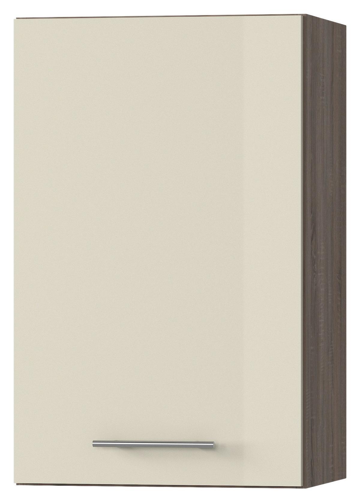 Felsőszekrény Corina 2 - bézs/tölgyfa színű, műanyag/fa (45/72,3/34,6cm)