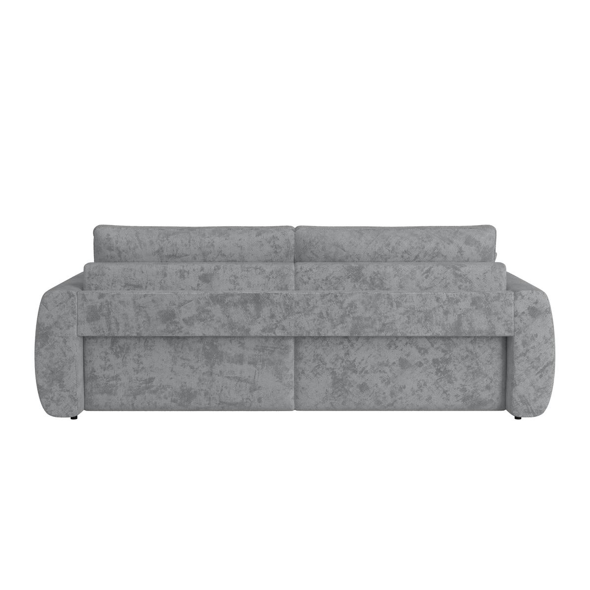 Rozkládací pohovka BALI, šedá, s úl.prostorem - šedá/černá, Moderní, dřevo/textil (245/74-90/104cm) - Luca Bessoni