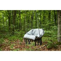 Hängesessel Hamtic Mit Sitz- Und Rückenkissen - Grau, KONVENTIONELL, Textil (80/90/60cm) - Gardenson