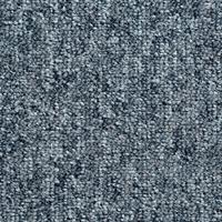 Teppichfliese Graublau Astra 50x50 Cm Florhöhe 3 Mm - Graublau, Basics, Textil (50/50cm)