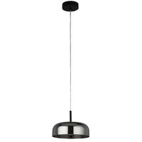 LED-Pendelleuchte 59803-1sm - Schwarz, Basics, Glas/Metall (30/21cm)