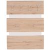 Előszobapanel Moya *top Ár* - tölgyfa/fehér, Modern, műanyag/faalapú anyag (70/99/2cm) - Best Price
