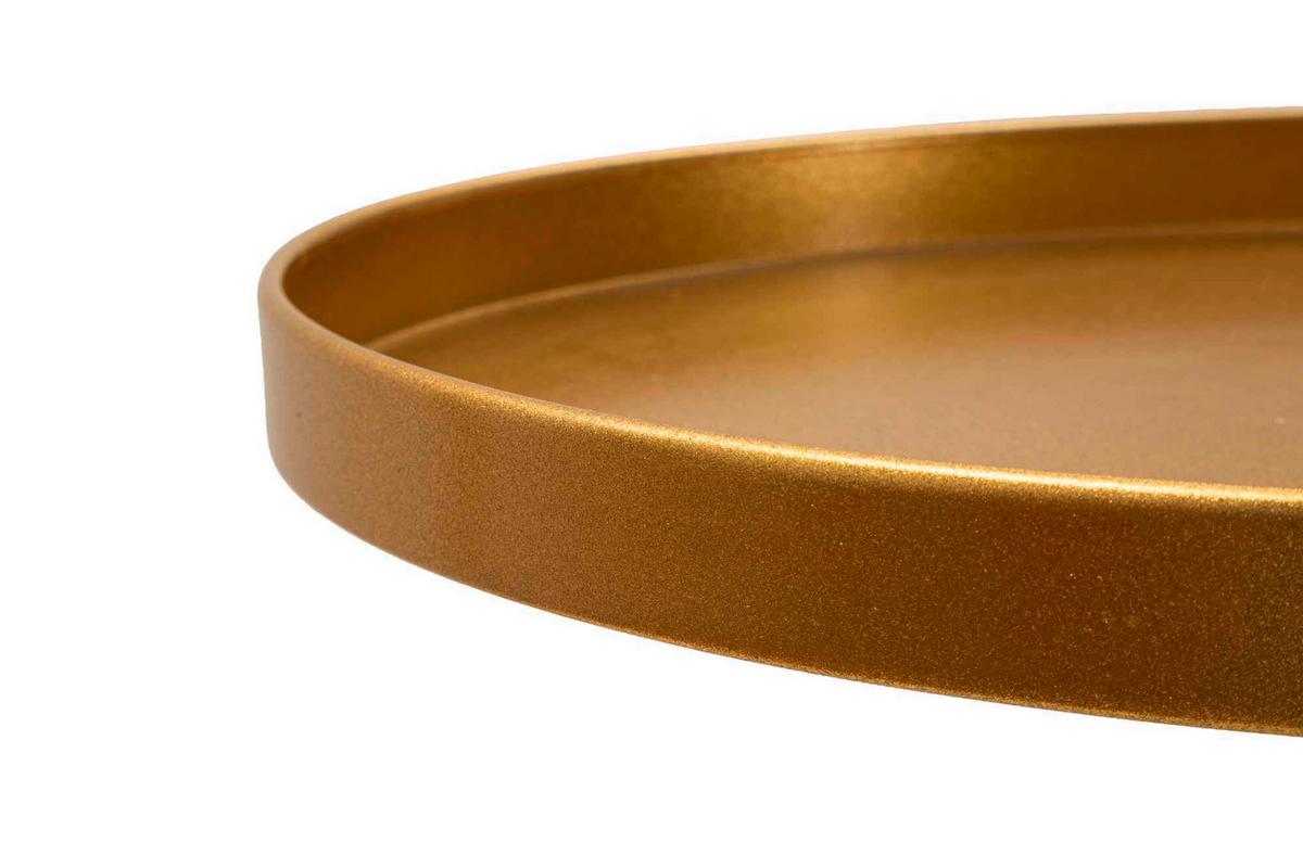 Couchtisch Doha Goldfarben B: 51 Cm - Goldfarben, Basics, Metall (51/100/51cm)