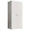 Kleiderschrank B: 81 cm Joe Weiß - Weiß, Basics, Holzwerkstoff (81/177/51cm)