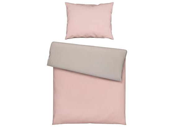 Posteľná Bielizeň Belinda - ružová/svetlosivá, textil (140/220cm) - Premium Living Posteľná Bielizeň Belinda - ružová/svetlosivá, textil (140/220cm) - Premium Living