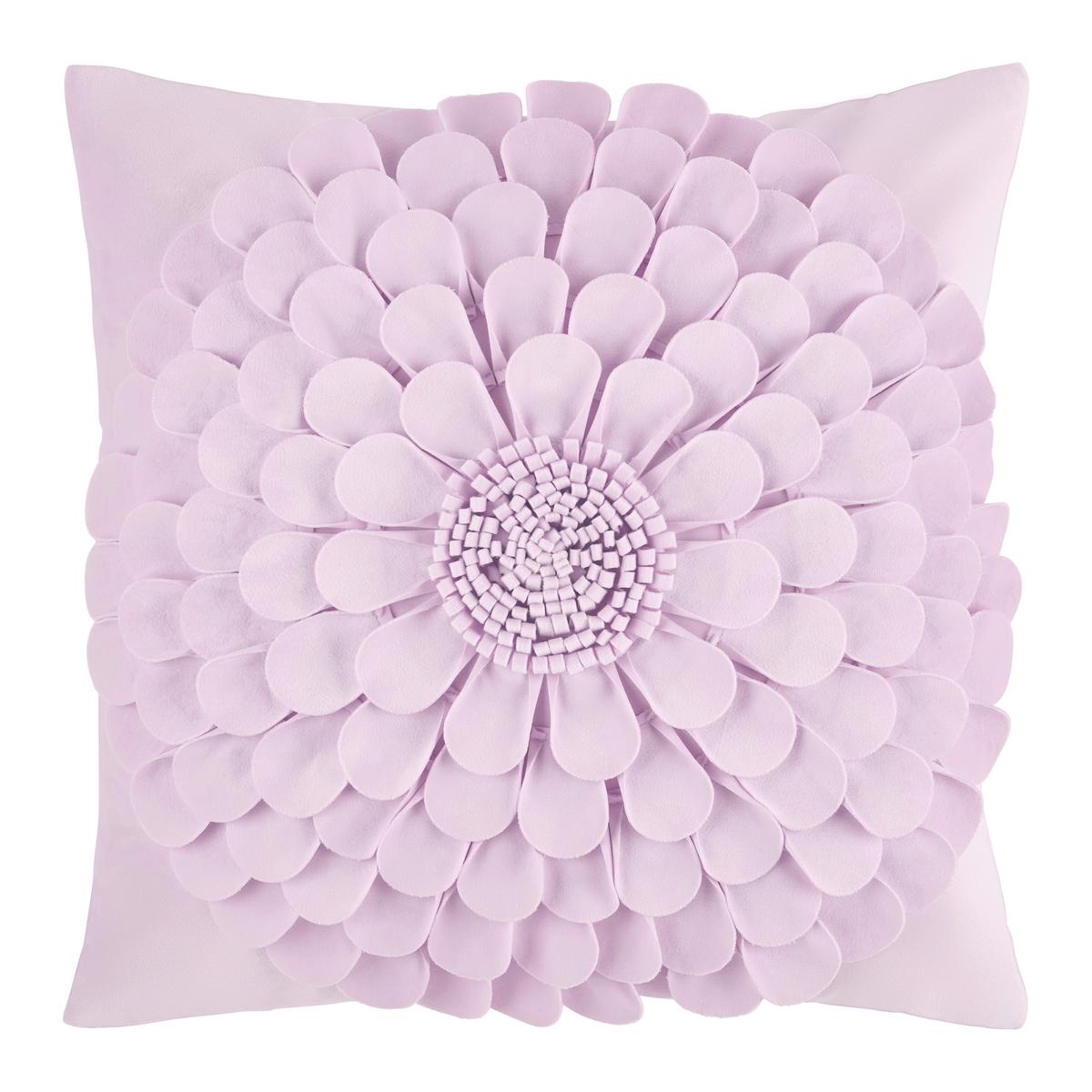 DEKORAČNÍ POLŠTÁŘ FLORA - šeříková, Konvenční, textil (45/45cm) - Mömax