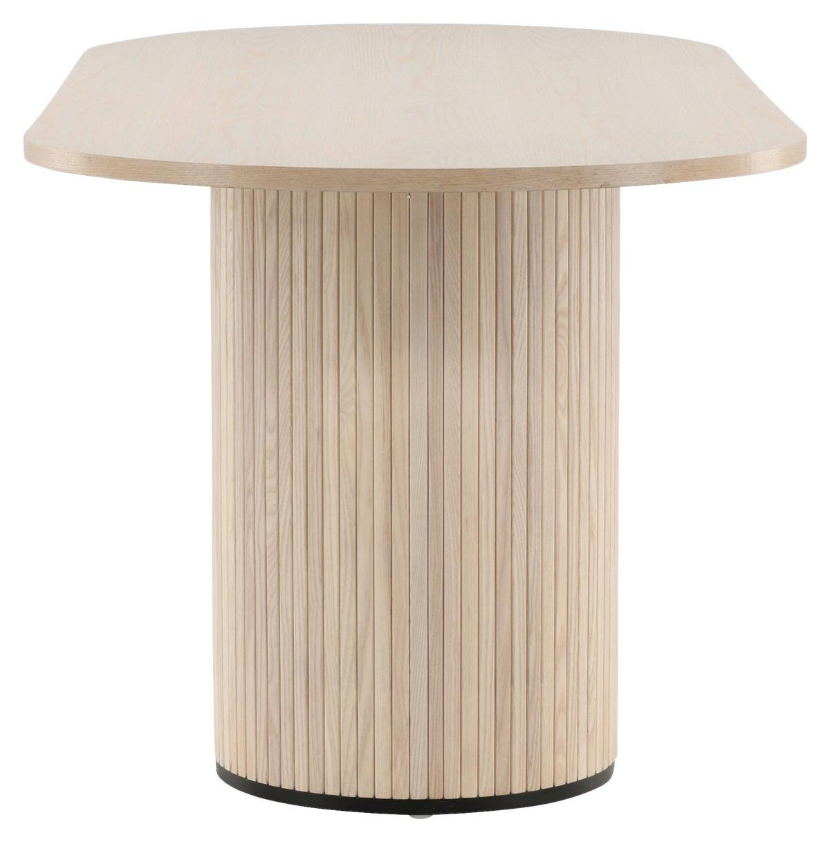 Esstisch Bianca - Eichefarben/Schwarz, Design, Holz/Holzwerkstoff (200/75/90cm) - Livetastic