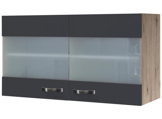 Hängeschrank Shadow Hgh100 - Eichefarben/Grau, MODERN, Glas/Holzwerkstoff (100/54/32cm) Hängeschrank Shadow Hgh100 - Eichefarben/Grau, MODERN, Glas/Holzwerkstoff (100/54/32cm)