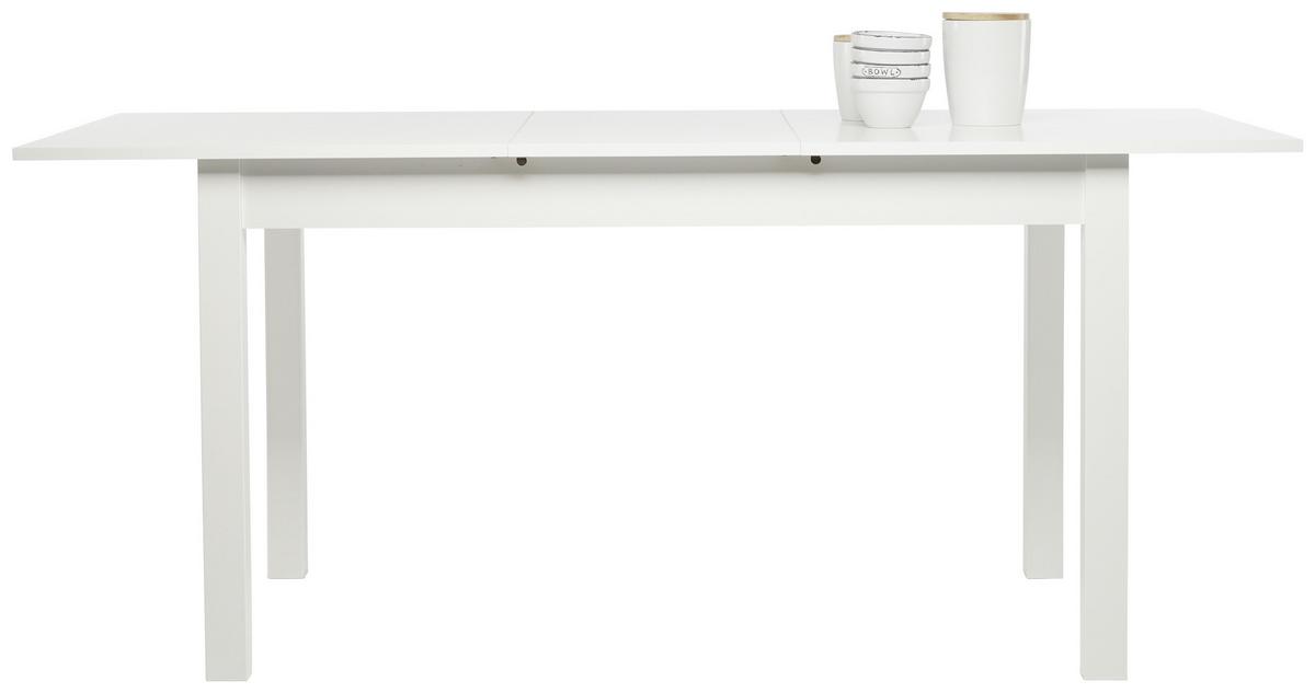 Kihúzható Asztal Coburg 140/80 Cm - fehér, Design, faalapú anyag (140/80/76,5cm) - MID.YOU