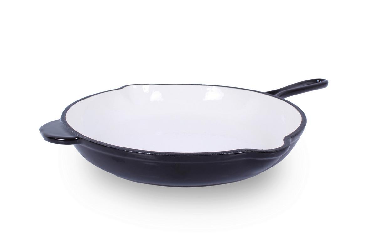 Bratpfanne Ew-Ge-1404s - Schwarz, Basics, Metall (42,5/27/4,5cm) - Echtwerk