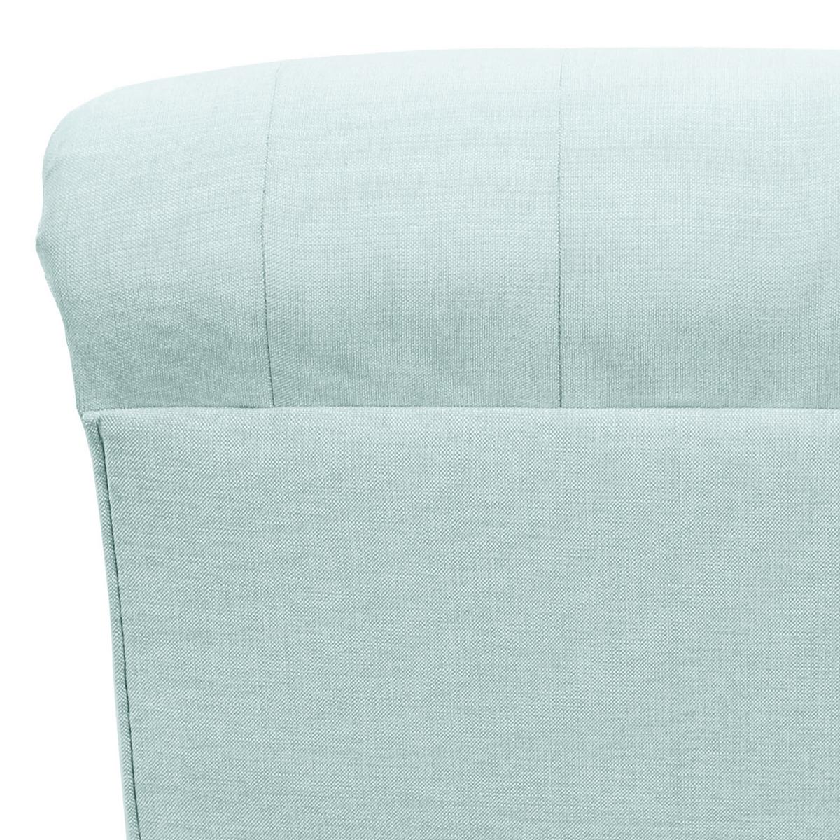 Relaxliege Sofia Pastellblau B: 67 cm - Pastellblau/Schwarz, Design, Textil (67/90/159cm) - P & B