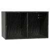 Wandregal Las Vegas Schwarz B: 60 cm - Schwarz, MODERN, Holzwerkstoff (60/36/37cm) - Vertico