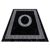 Webteppich Schwarz/Weiß Naturfaser Plus 160x230 cm - Schwarz/Weiß, Design, Textil (160/230cm) - Novel