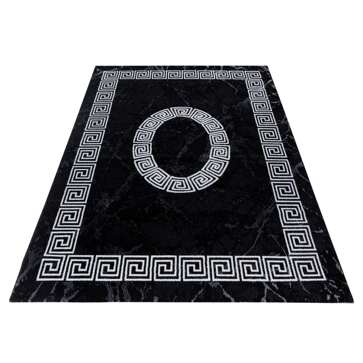 Webteppich Schwarz/Weiß Naturfaser Plus 160x230 cm - Schwarz/Weiß, Design, Textil (160/230cm) - Novel