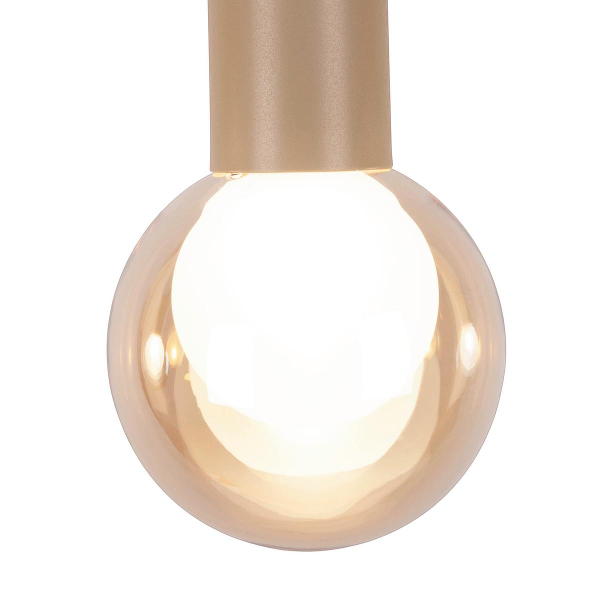 Hängeleuchte Exkl. 3xg9, 20w - Braun, KONVENTIONELL, Glas/Metall (73/13/150cm) - Näve