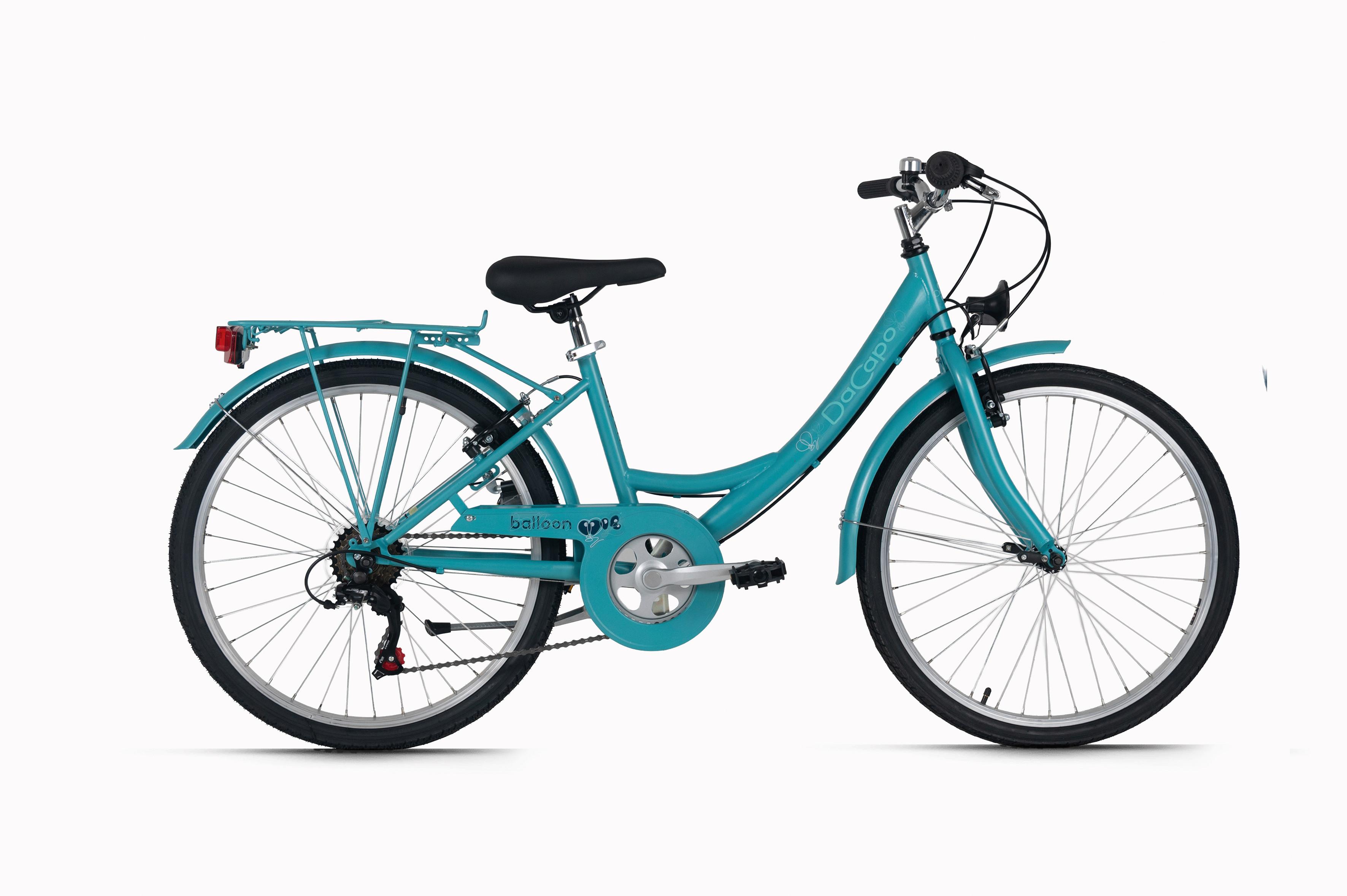 Kinderfahrrad 24'' DaCapo grün - Grün, Basics, Metall (25/140/60cm)