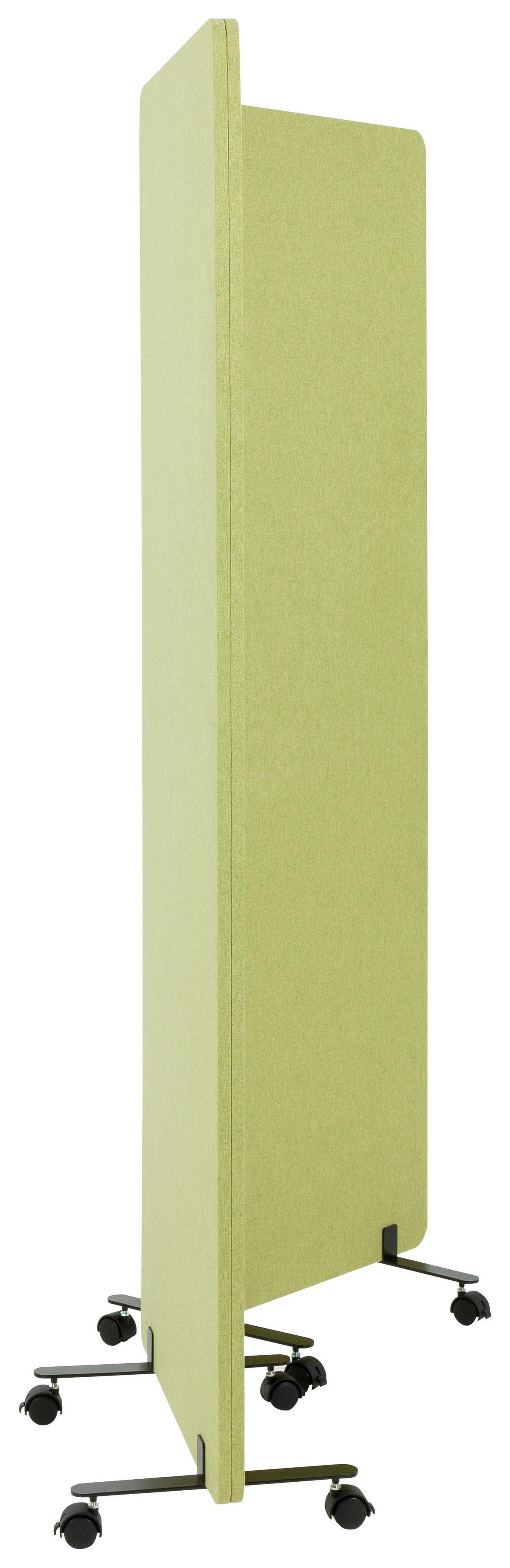Trennwand Flexmiut - Hellgrün, Basics, Kunststoff/Textil (60/177/35cm) - MID.YOU