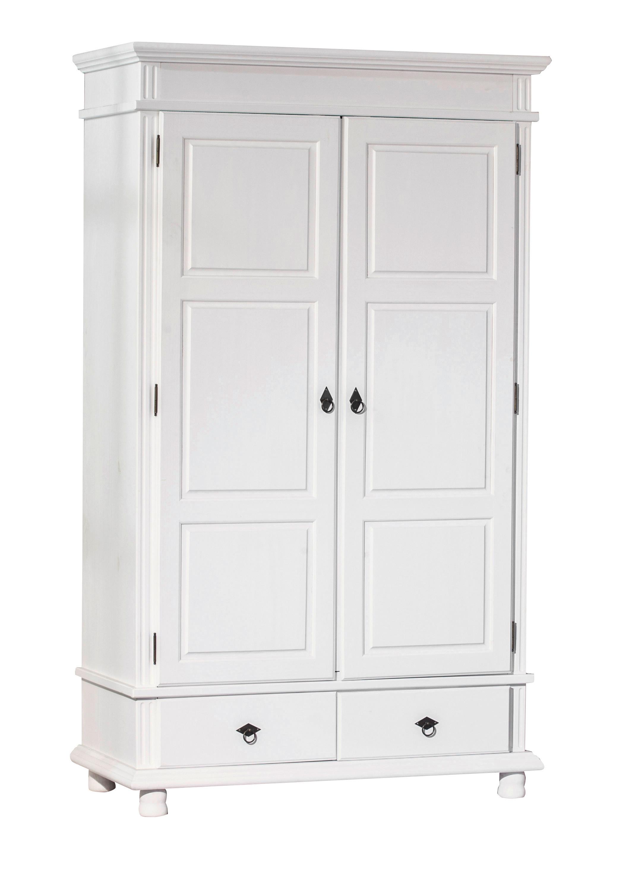 Šatní skříň DANZ šířka 116cm - bílá, Lifestyle, dřevo (116/199/57cm) - MID.YOU