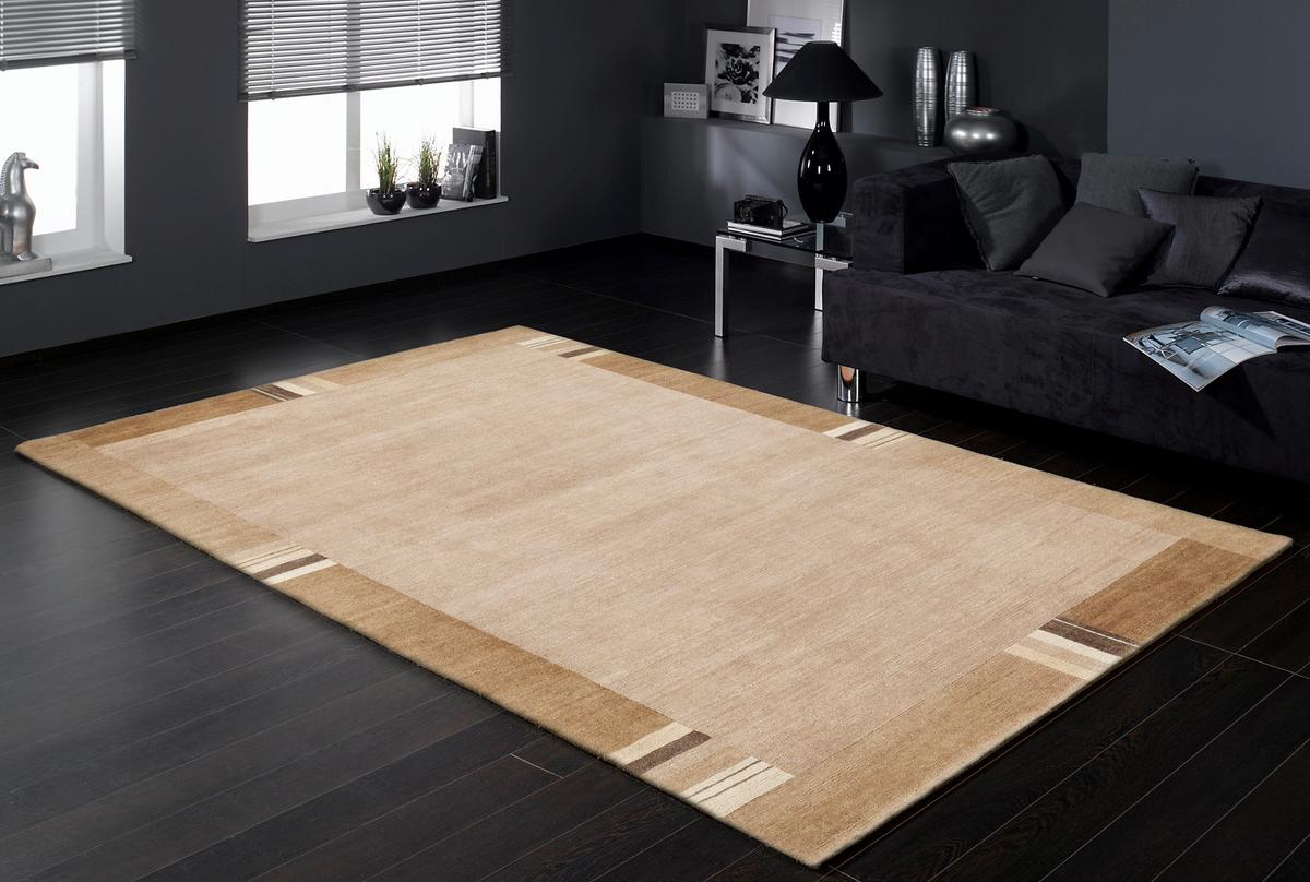 Orientalischer Webteppich Hellbraun 200x140 Cm - Hellbraun, Basics, Textil (140/200cm) - Cazaris